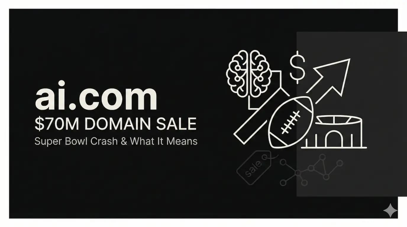 The $70M ai.com Bet: What the Super Bowl Crash Really Means